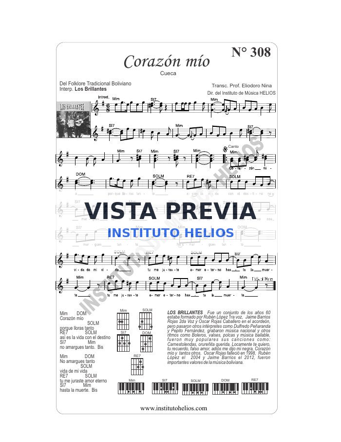 Vista previa de Corazon mio